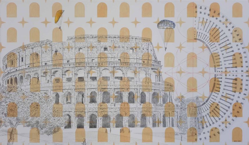 Above the Colosseum, Rome_front