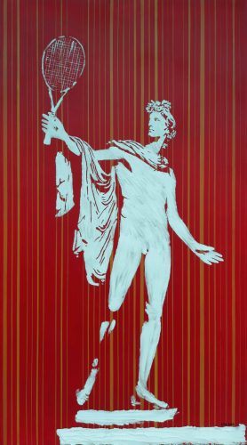 Sara Lora_Apollo Playing Tennis
