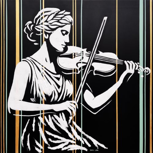 Sara Lora_Euterpe plays the violin_front